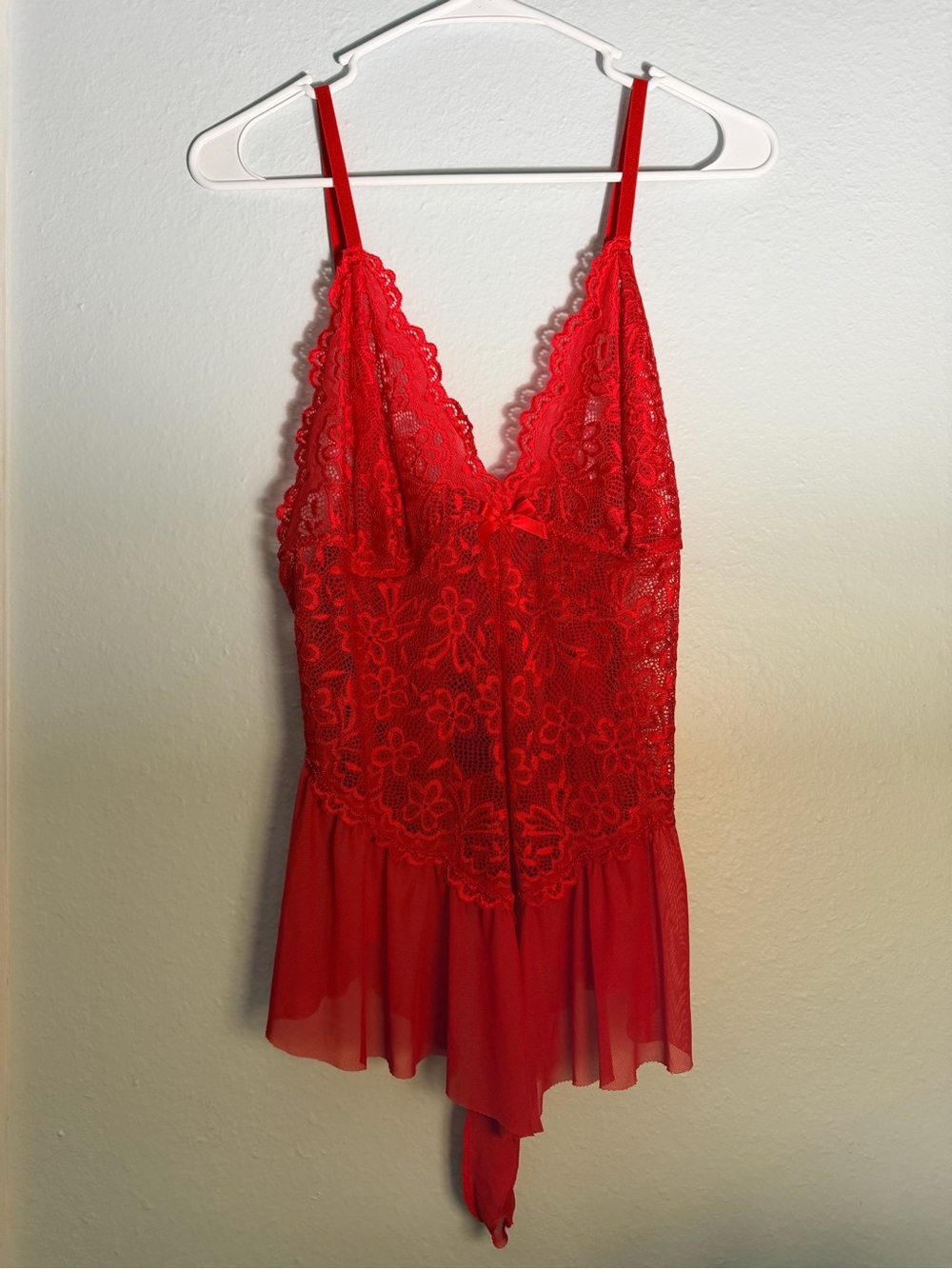 Red Lace Chemise Teddy - Women Intimates & Sleepwear